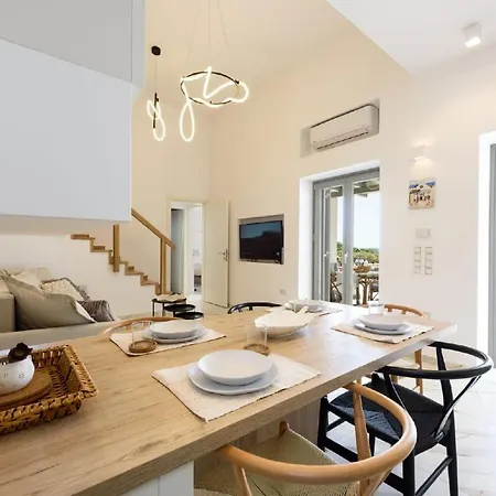 Villa 3bedroom Cycladic Dorida With Pool In *